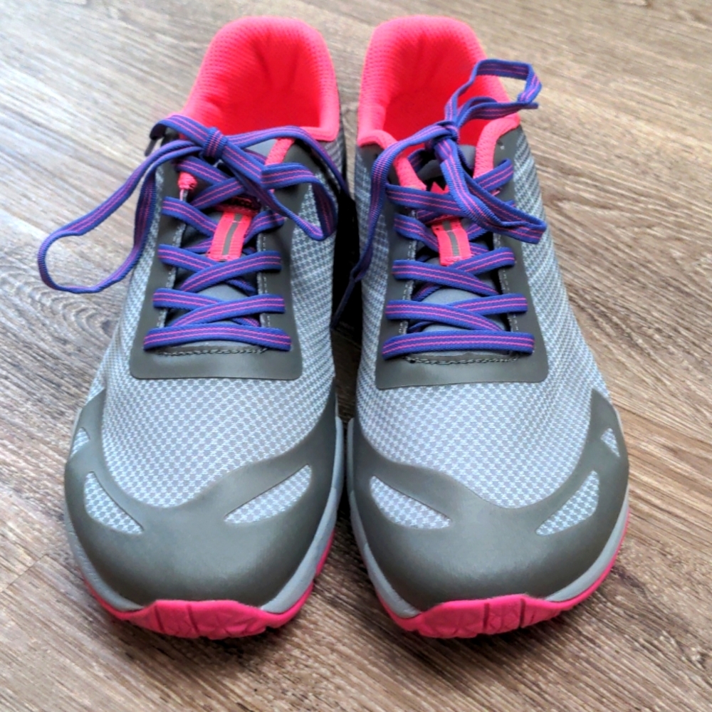 Merrell Bare Access Sneakers Gray Pink and Purple Big - Picture 2 of 8